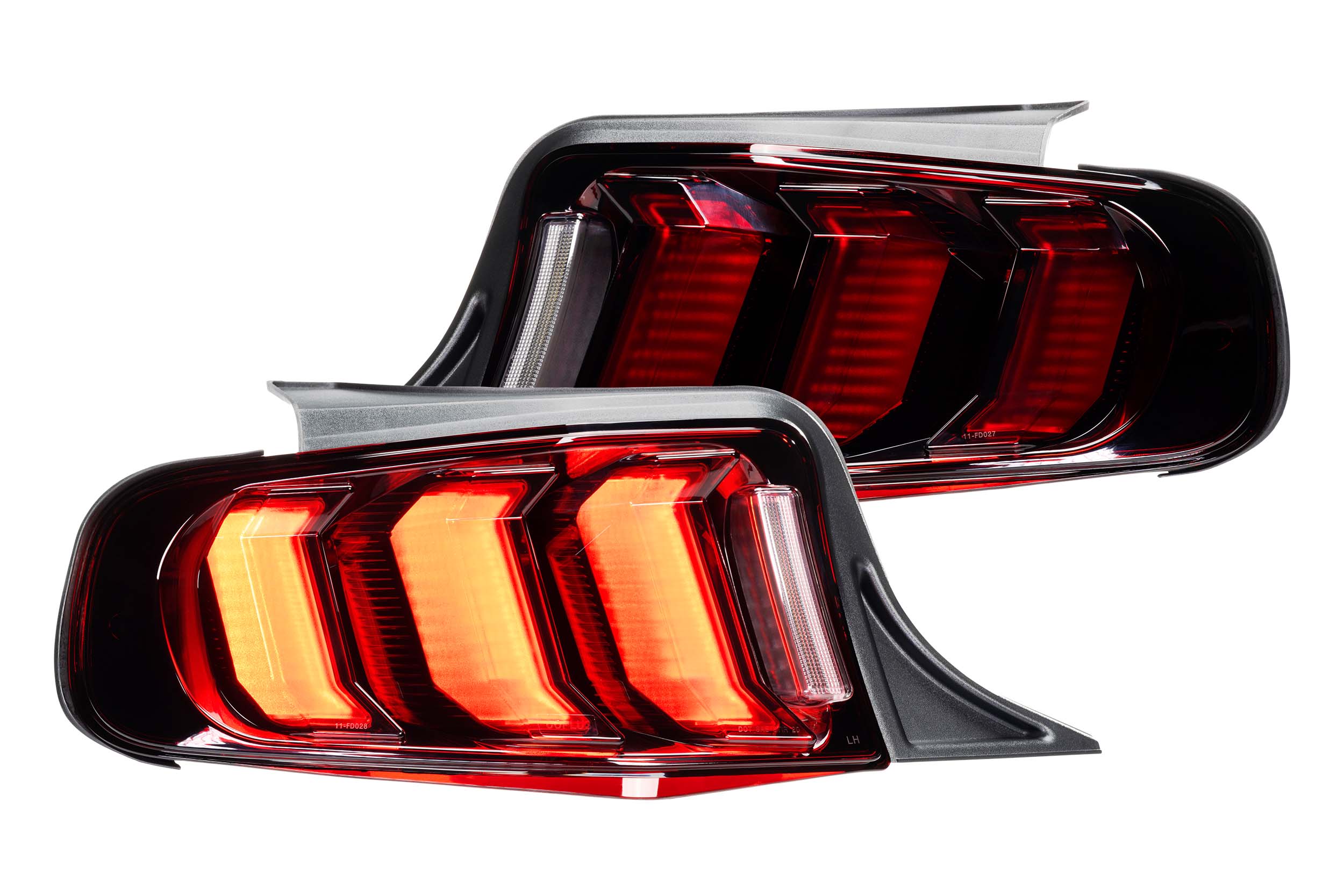10-12 Ford Mustang Facelift XB LED Tail Lights (Red)